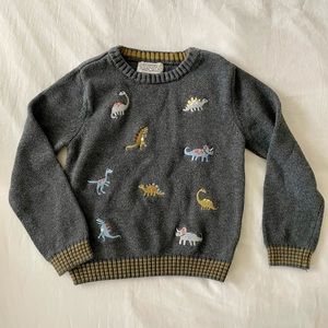 Ministry of Rascals Embroidered Dinosaur Sweater